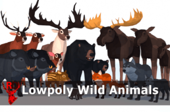 LowPoly Wild Animals – Free Download