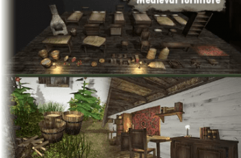 Medieval Furniture and Props – Free Download