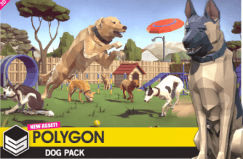 POLYGON – Dog Pack Low Poly 3D Art by Synty – Free Download