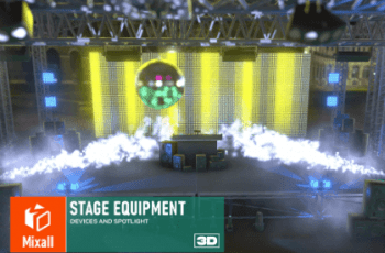 Stage equipment – devices and spotlight – Free Download