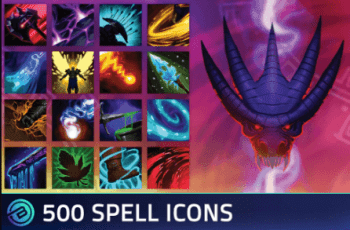 500 RPG Spell Icons – Fantasy – Free Download