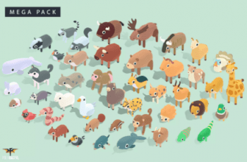 Quirky Series – Animals Mega Pack Vol.3 – Free Download