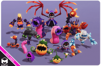 Monsters Ultimate Pack 04 Cute Series – Free Download