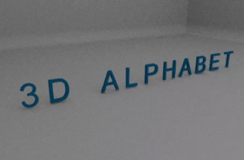 3D Alphabet – Free Download