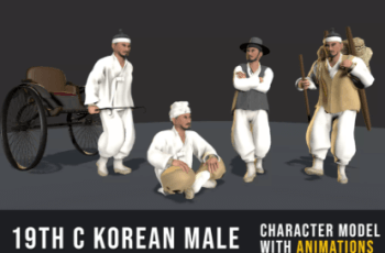 Korean Male Character- 19th Century – Free Download
