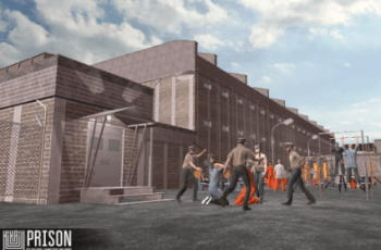 Prison – big building, characters and props – Free Download