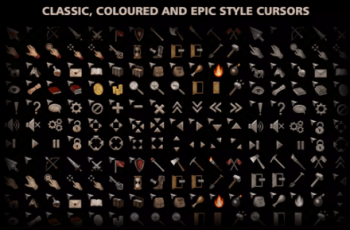 Stylized RPG Cursors – Free Download