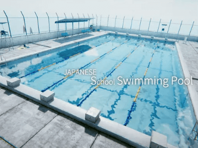 Japanese School Swimming Pool – Free Download
