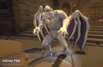 Low Poly Character – Gargoyle – Fantasy RPG – Free Download