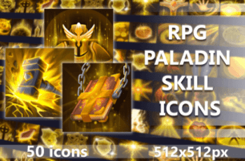 5250 Fantasy RPG Icons Pack – Free Download