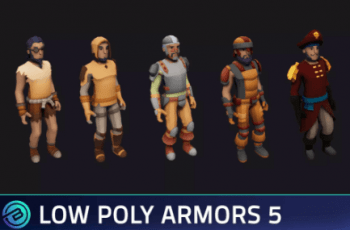 Low Poly Armor Sets 5 – RPG Characters – Free Download