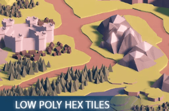 Low Poly Hex Tiles Vol.1 – Free Download