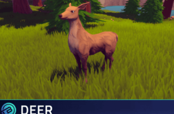 Stylized Deer – RPG Forest Animal – Free Download