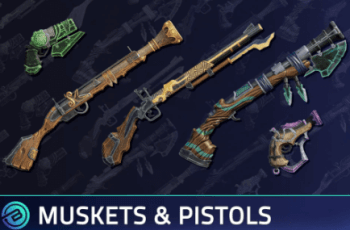 Stylized Muskets & Pistols – RPG Weapons – Free Download