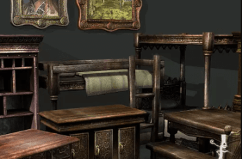 12 Old Furnishings – Free Download