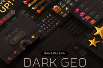 GUI Kit Dark Geo – Free Download