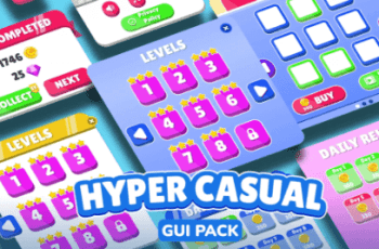 Mega Hyper Casual GUI Pack – Free Download
