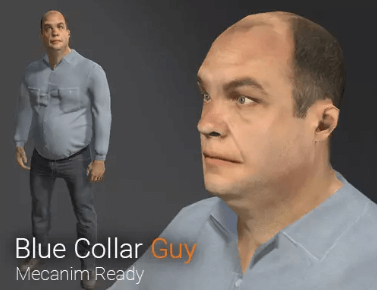 Blue Collar Guy - Free Download | Dev Asset Collection