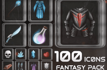 100 Fantasy Icons Pack – Free Download