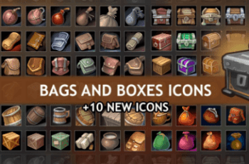 Bags And Boxes Icons – Free Download
