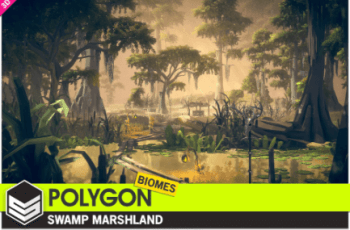 POLYGON Swamp Marshland – Nature Biomes – Low Poly 3D Art by Synty – Free Download