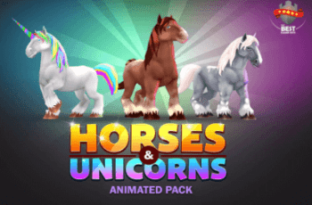 Horses & unicorns animated pack – Free Download