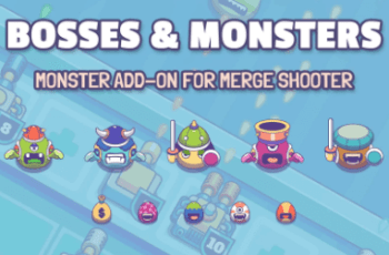 TOP DOWN MONSTERS ASSET PACK FOR MERGE SHOOTER – Free Download