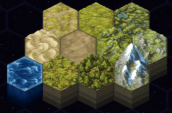 Hex Basic Set: Painted 2D Terrain – Free Download