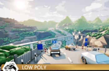 Highway Environment (Low Poly) – Free Download