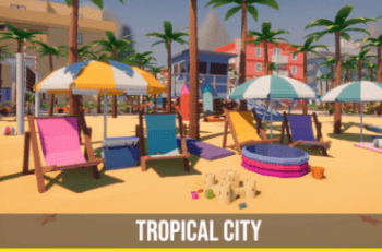 Low Poly Tropical City – Free Download