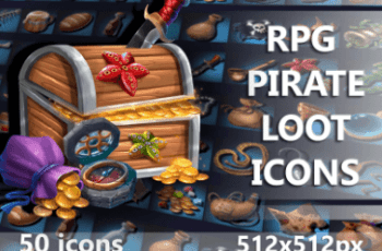RPG PIRATE LOOT ICONS – Free Download