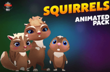 Squirrels animated pack – Free Download