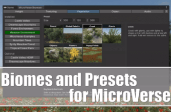 Biomes and Presets for MicroVerse – Free Download