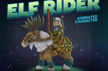 Elf rider animated character – Free Download