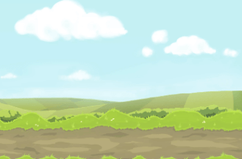 Hand painted – Parallax Background 1 – Free Download