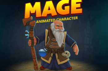Mage animated character – Free Download