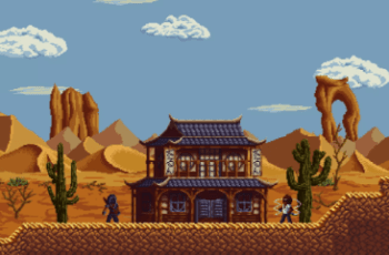Pixelart Samurai Sideview Tileset – #1 – Wasteland – Free Download