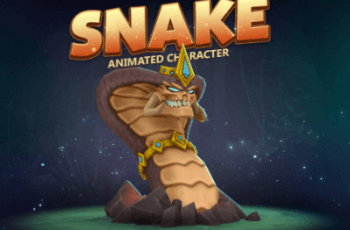 Snake animated character – Free Download