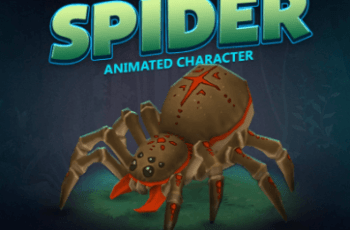 Spider animated character – Free Download