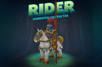 Rider knight animated character – Free Download