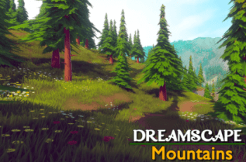 Dreamscape Nature Mountains – Stylized Open World Environment – Free Download
