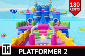 Platformer 2 Obstacles – Low Poly Asset Pack by ithappy – Free Download