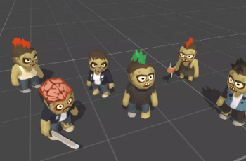 Toony Tiny Zombies pack – Free Download