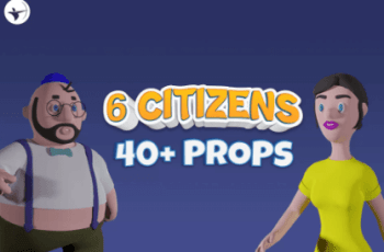 Citizen Characters Pack with Props – Free Download