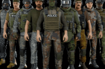 Modular military character 2 – Free Download