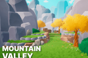 Mountain Valley – Stylized Fantasy RPG Environment – Free Download