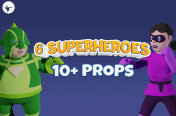 Superheroes with Props – Free Download