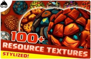 100+ Stylized Resource Textures – Leather, Fur, Bones, Coins & More – Free Download