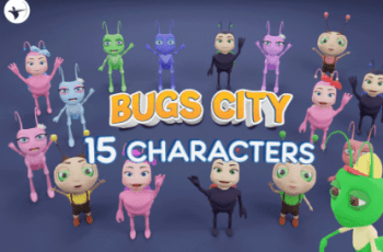 15 Insects Fully Rigged with Toon Shader – Free Download