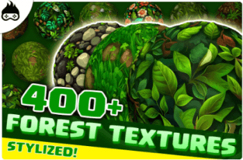 400+ Stylized Forest Textures – Grass, Mud, Dirt, Forest Ground & More – Free Download
